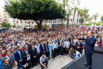 Vahap Seçer, mazbatasını alıp Mersin halkına hitap etti