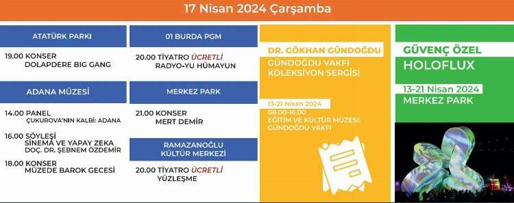 portakal çiçeği festivali programı