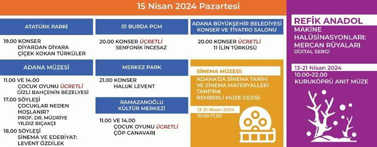 portakal çiçeği festivali programı