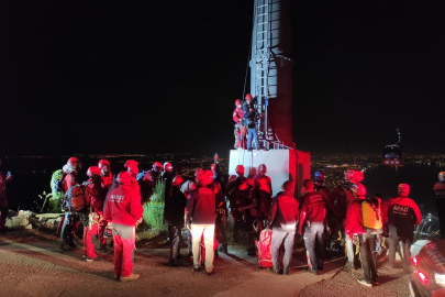 AKUT, teleferik kazasındaki kurtarma operasyonuna destek verdi