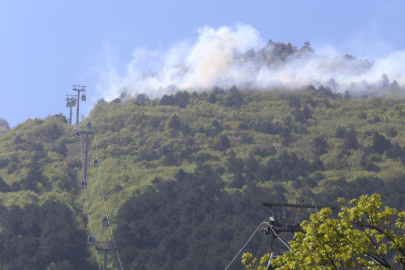 Bursa Uludağ'da yangın alarmı