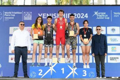 Türkiye Triatlon Elitler Şampiyonası: Sprint mesafe yarışı gerçekleştirildi