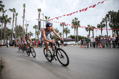 Mersin'de Avrupa Triatlon gençler kupası heyecanı yaşandı