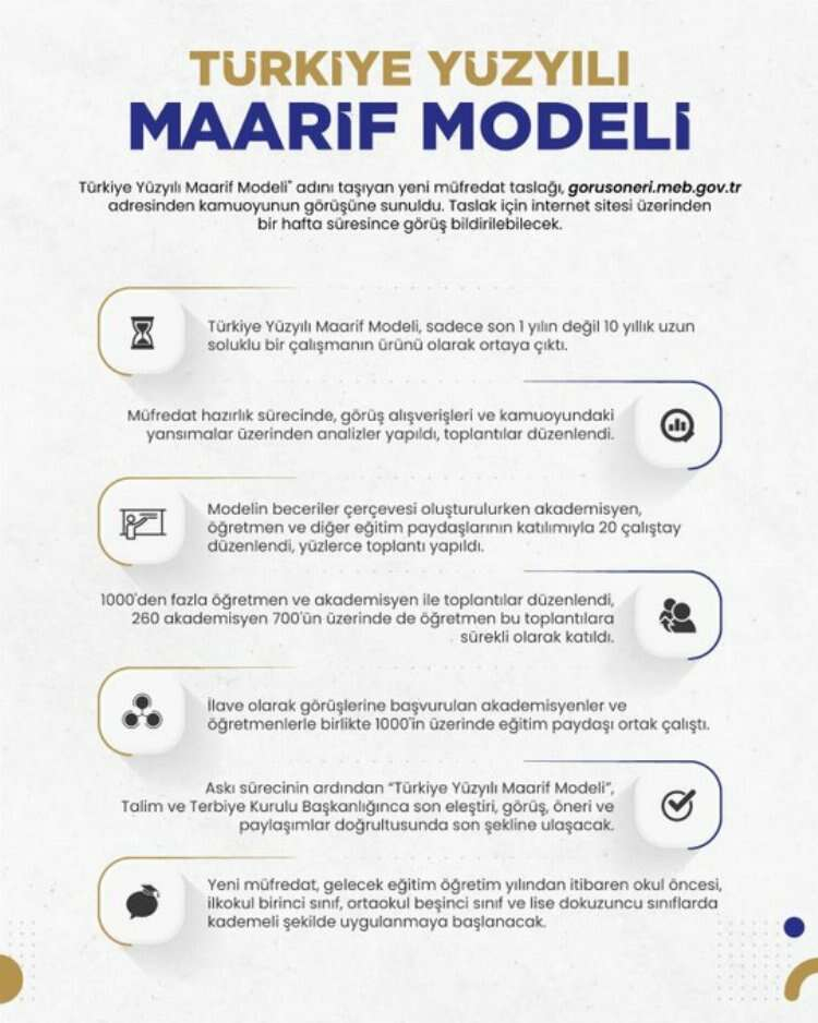  Türkiye Yüzyılı Maarif Modeli