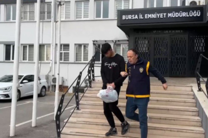 Bursa'da hırsızlık yapan şüpheli, polisin pratik zekasıyla yakalandı