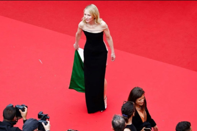 Cannes'da Cate Blanchett'ten Filistin mesajı