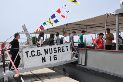 TCG Nusret Müze Gemisi, Silifke'de ziyarete açıldı