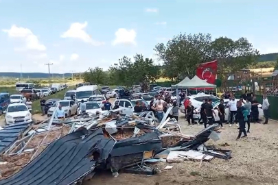 Edirne Valiliği kararıyla 'tiny house' yapılarının yıkımı esnasında ortalık karıştı