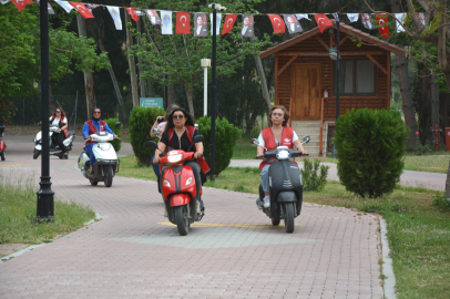 Mersinli motosikletli kadınlar, Gençlik Kampı'nda buluştu