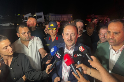 Mersin Valisi Ali Hamza Pehlivan kaza yerinde açıklama yaptı