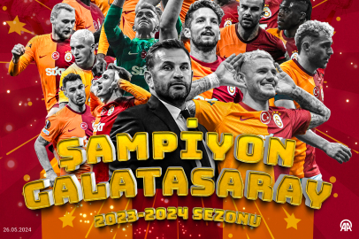 Süper Lig'de Şampiyon Galatasaray