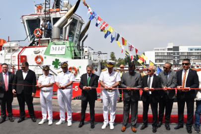 Mersin Uluslararası Limanı, Türkiye'de bir ilk olan çevre dostu  MIP-5  römorkörünü hizmete soktu