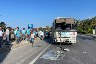 Antalya Alanya'da zincirleme kaza