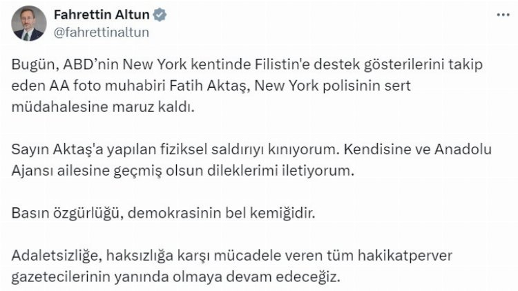 fahrettin altun