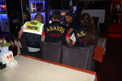 Mersin polisi alkollü eğlence mekanlarında denetim yaptı