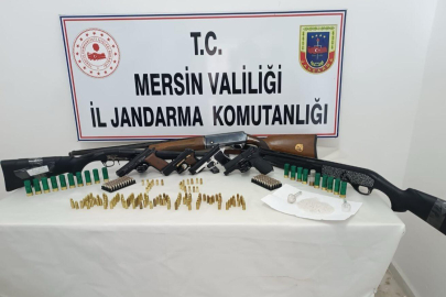 Mersin'de silah kaçakçılığı operasyonu: 7 gözaltı