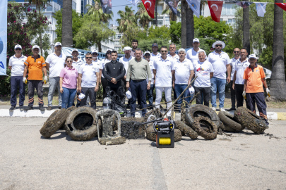 Mersin denizinden çıkarılan atıklar şaşkınlık yarattı