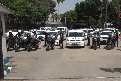 Kaldırımın kana bulandığı sokakta Seyhan polisinden denetim