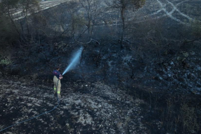 Balıkesir itfaiyesinden yangına hızlı müdahale