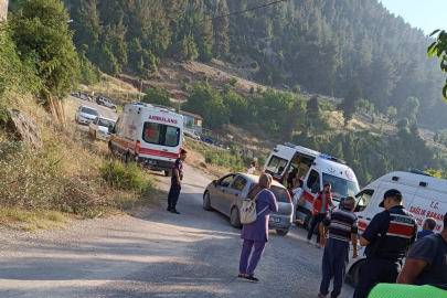 Mersin'in Çamlıyayla İlçesinde trafik kazası meydana geldi