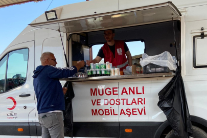 Büyükorhan'da orman yangınından etkilenen vatandaşlara Kızılay destek sağladı