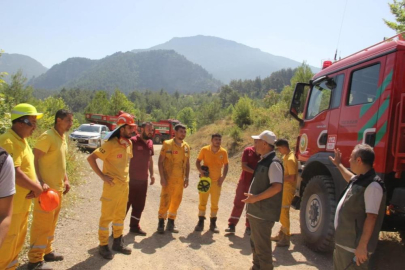 Feke Orman İşletme Müdürlüğü, yangınla mücadele tatbikatı gerçekleştirdi