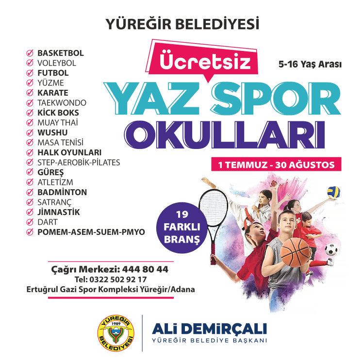 Yaz Spor Okulları