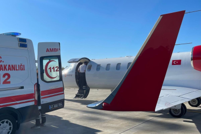 Mardin’deki hasta bebek ambulans uçakla İstanbul'a sevk edildi