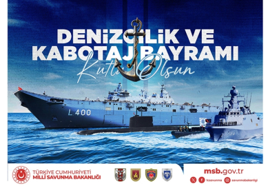 Milli Savunma Bakanlığı (MSB), 1 Temmuz Denizcilik ve Kabotaj Bayramı dolayısıyla mesaj yayımladı.
