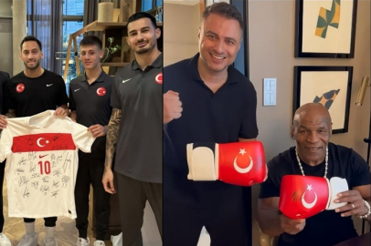 Mike Tyson, A Milli Futbol Takımı'na imzalı boks eldiveni göndererek başarı diledi