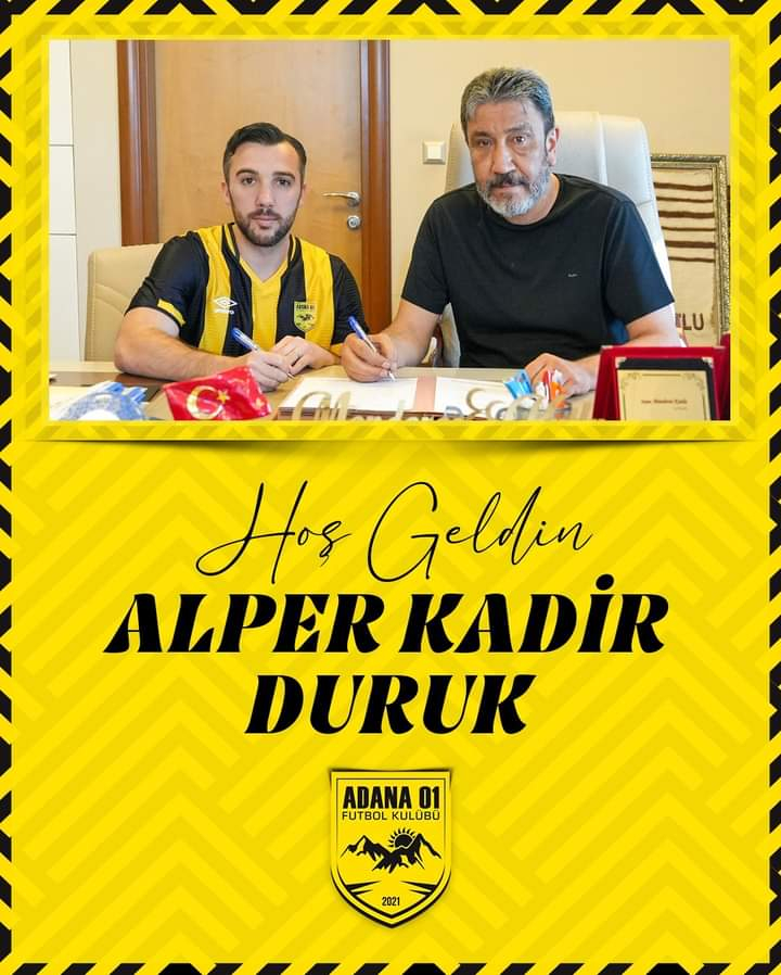 Adana 01 FK'da transfer hamlesi Alper Kadir Duruk imzayı attı 2