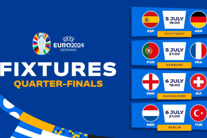 EURO 2024 Çeyrek final eşleşmeleri ve maç programı belli oldu!