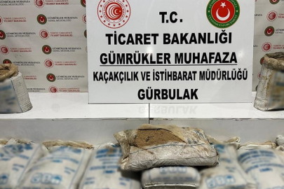 Gürbulak Gümrük Kapısı'nda 240 kilogram madde ele geçirildi