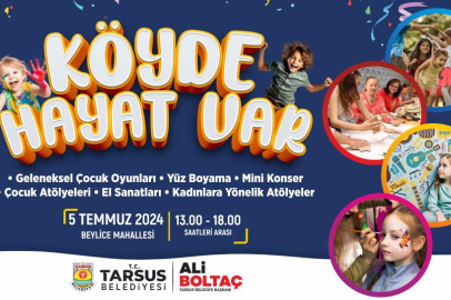 Tarsus Belediyesi, 'Köyde Hayat Var' etkinliği ile fırsat eşitliği sağlıyor