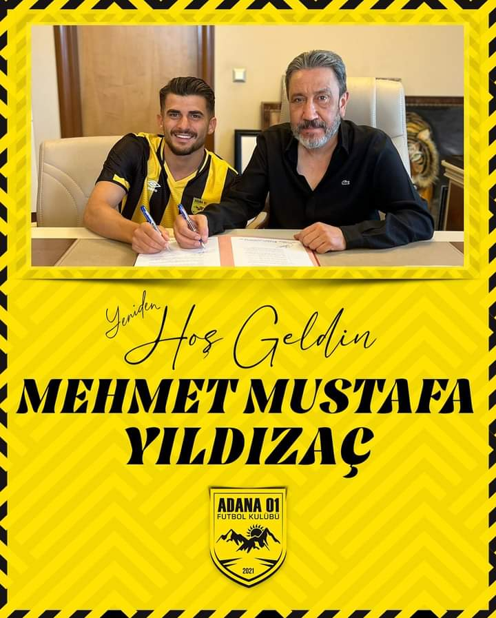 Adana 01 FK, Mehmet Mustafa Yıldızaç İle yeniden anlaştı 2