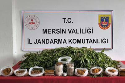 Mersin Çamlıyayla’da madde operasyonu