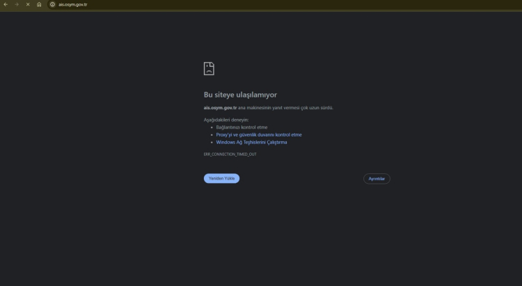 ÖSYM çöktü mü son dakika 12 Temmuz 2024 ÖSYM'ye neden giriş yapamıyorum, sorun mu var 2