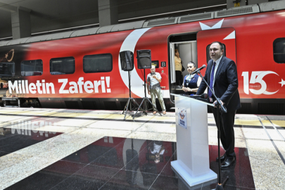 15 Temmuz Demokrasi ve Milli Birlik Treni Ankara'dan yola çıktı