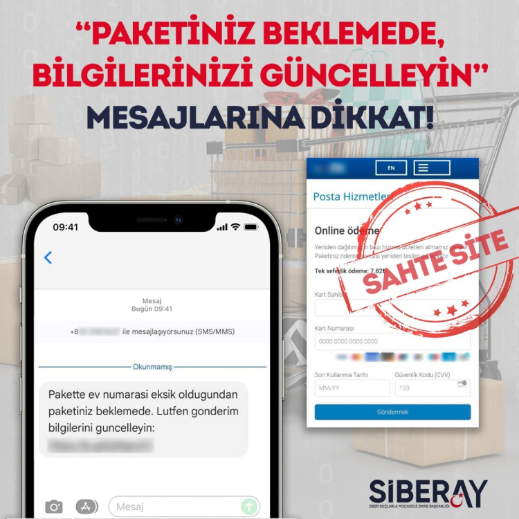  sahte SMS