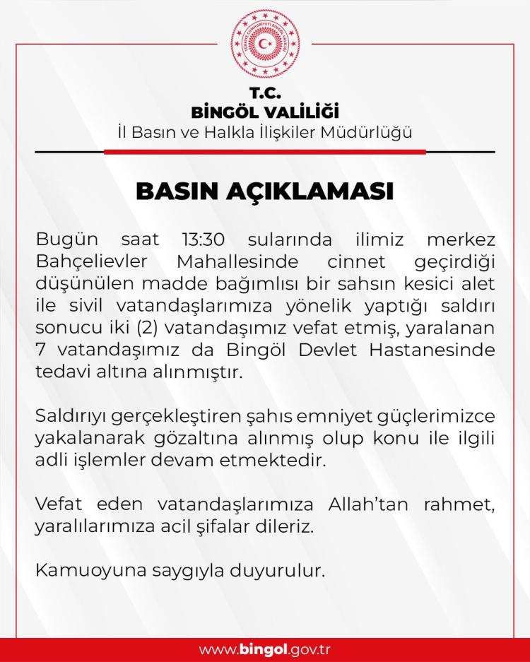 bingöl valiliği