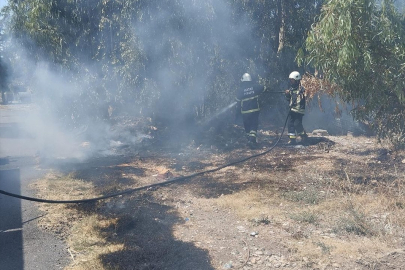 Hatay'da otluk alanda çıkan yangın söndürüldü