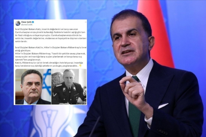 Ömer Çelik'ten İsrail Dışişleri Bakanı Katz'a Nazi benzetmesi