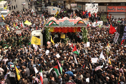 Tahran'da Hamas Lideri İsmail Haniye için geniş katılımlı cenaze töreni düzenlendi