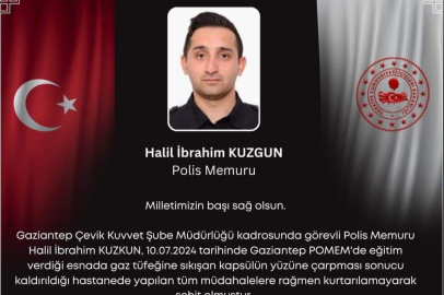 Eğitim kazasında yaralanan polis memuru Halil İbrahim Kuzkun şehit oldu