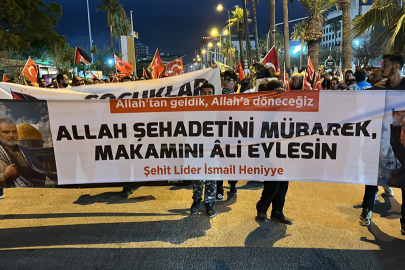 Adana'da İsrail protestosu