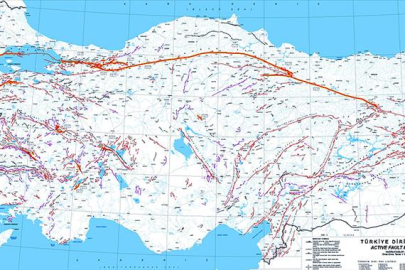 Türkiye'nin yenilenen diri fay haritası: 45 il ve 485 diri fay üzerinde yaşıyoruz