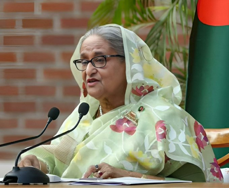 bangladeş şeyh hasina istifa