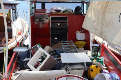 İzmir'de teknede buzdolabına gizlenmiş kadın cesedi bulundu