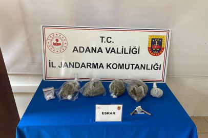 Adana’da 2 kilo 700 gram madde ele geçirildi