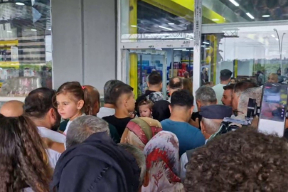 Hatay'da market indirimi için tekmeli yumruklu kavga ettiler